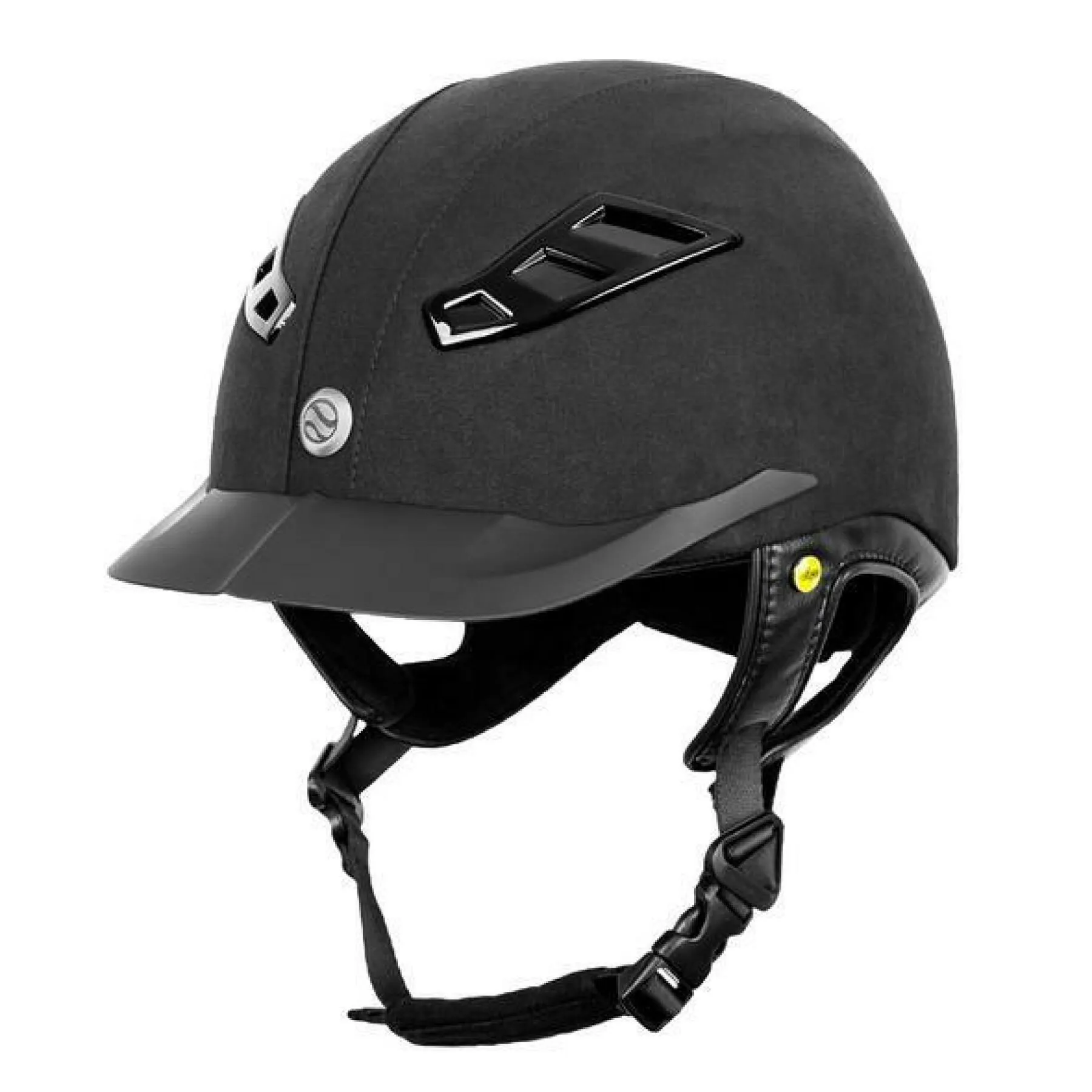 Microfiber helmet with new ventilation Back on Track EQ3 lynx