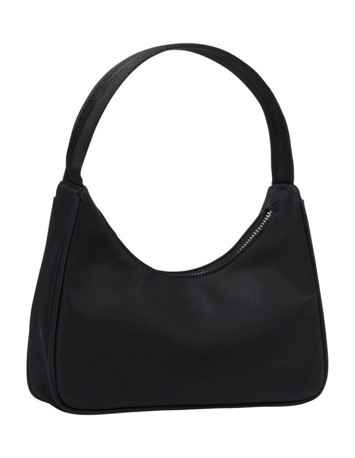 Mini Shoulder Bag in Black