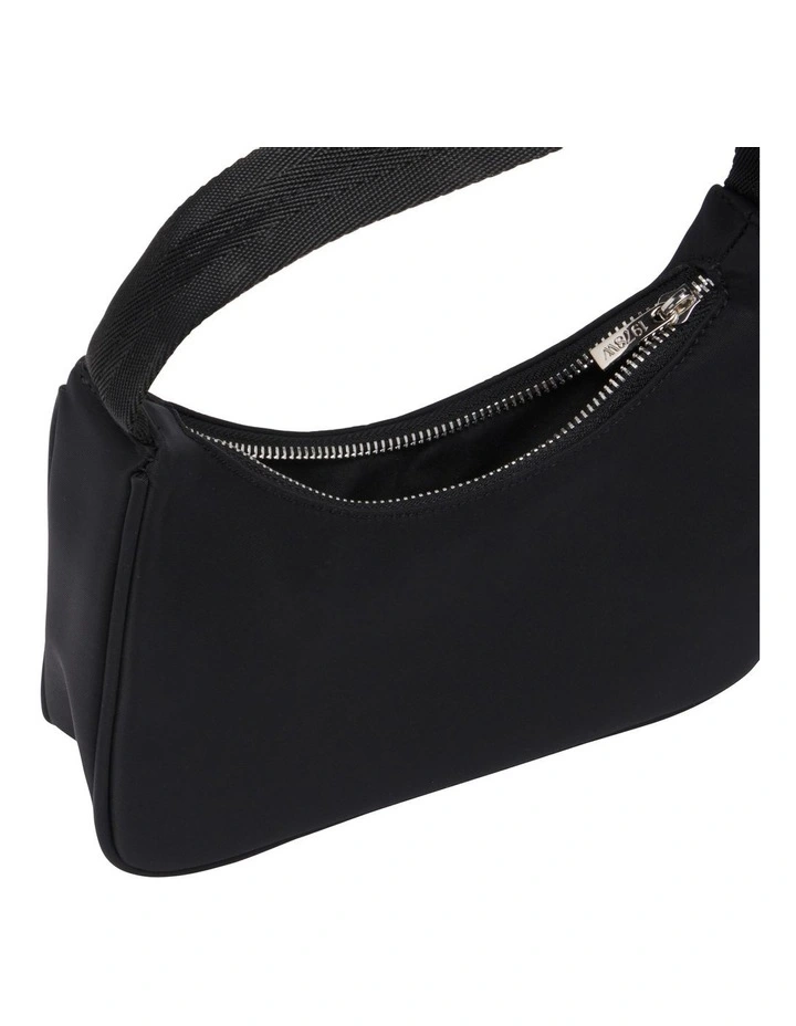 Mini Shoulder Bag in Black