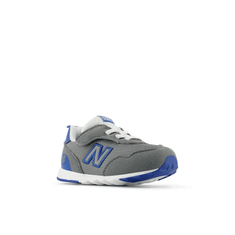 New Balance Infant & Toddler Boys 515 NEW-B Hook & Loop Shoe - NW515KGB (X-Wide)