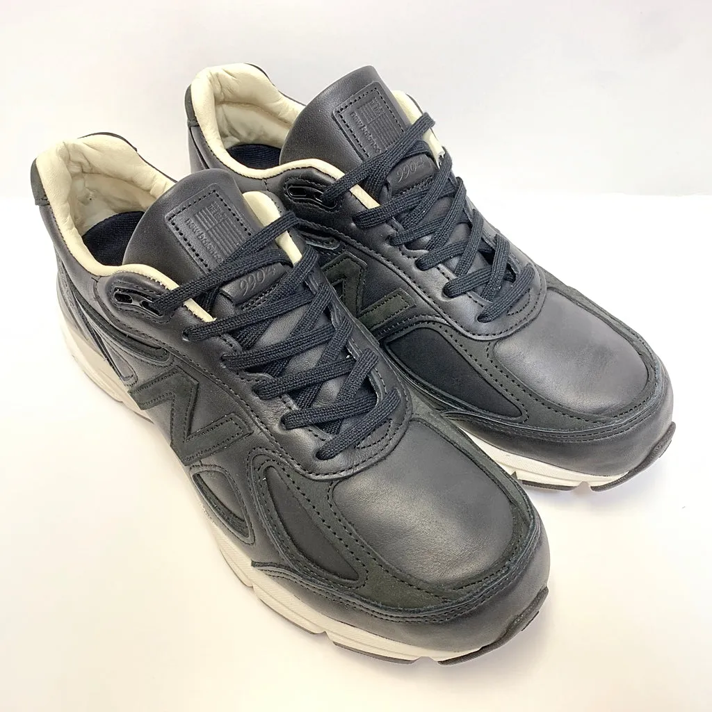 NEW BALANCE M990FEB4 BLACK LEATHER MADE IN USA M990V4