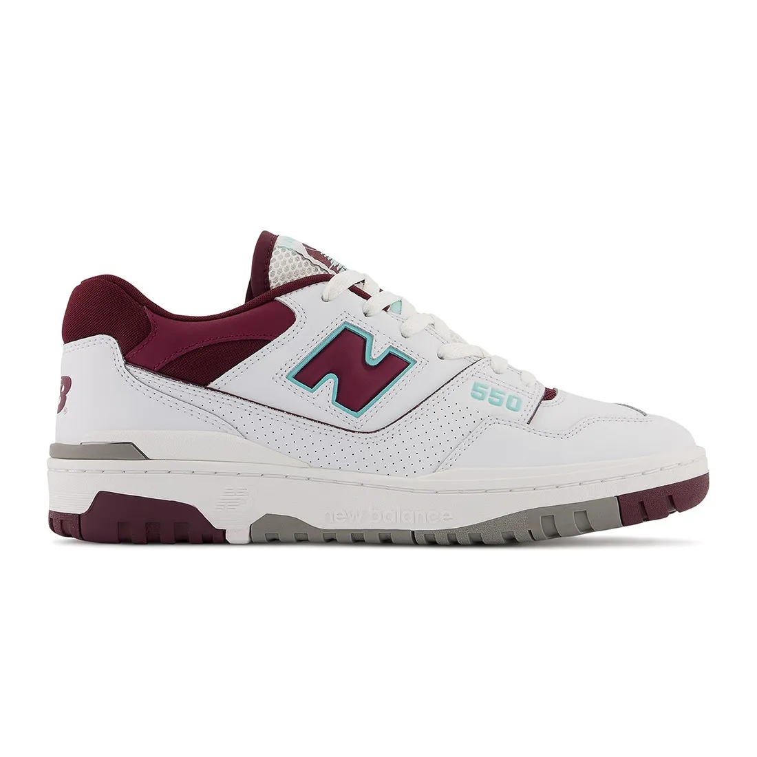 New Balance Men Aim Leon Dore 550 BB550WBG (white / burgundy)