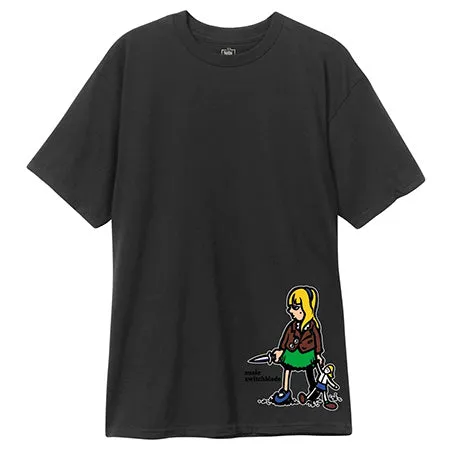 New Deal Skateboards Susie Switchblade T Shirt