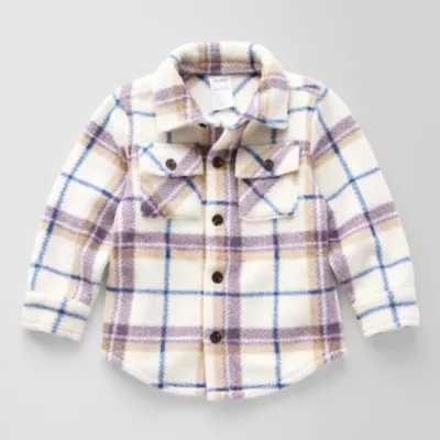 new!Okie Dokie Girls Midweight Shirt Jacket