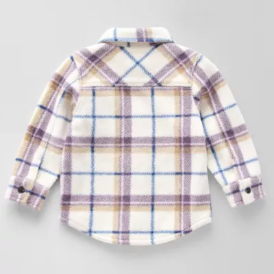 new!Okie Dokie Girls Midweight Shirt Jacket