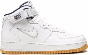 Nike Air Force 1 Mid Jewel QS NYC Yankees sneakers White