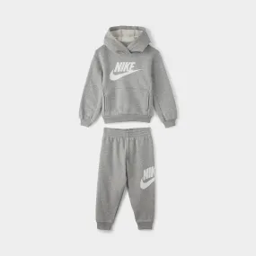 Nike Child Boys' Club Fleece Hoodie Set / Dark Grey Heather