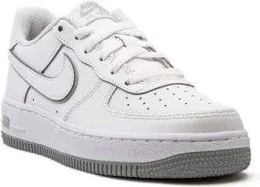 Nike Kids Air Force 1 Low Coral Chalk Laser Orange sneakers White