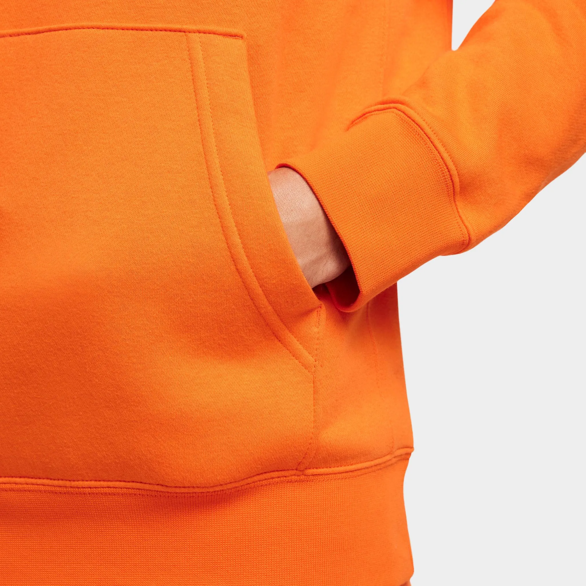 Nike Sportswear Club Fleece Pullover Hoodie Safety Orange / Safety Orange / White