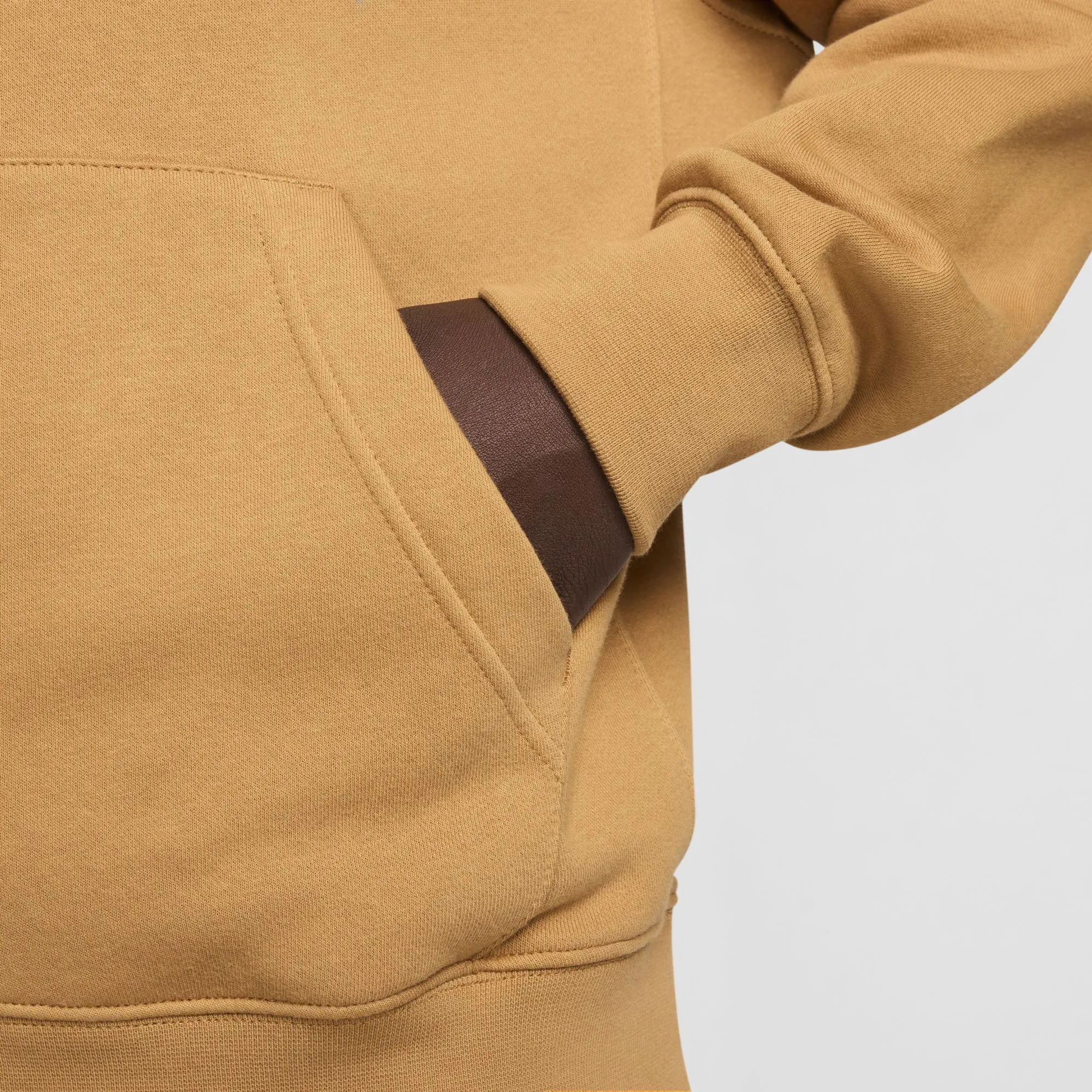 Nike Sportswear Club Full-Zip Hoodie Flax / White