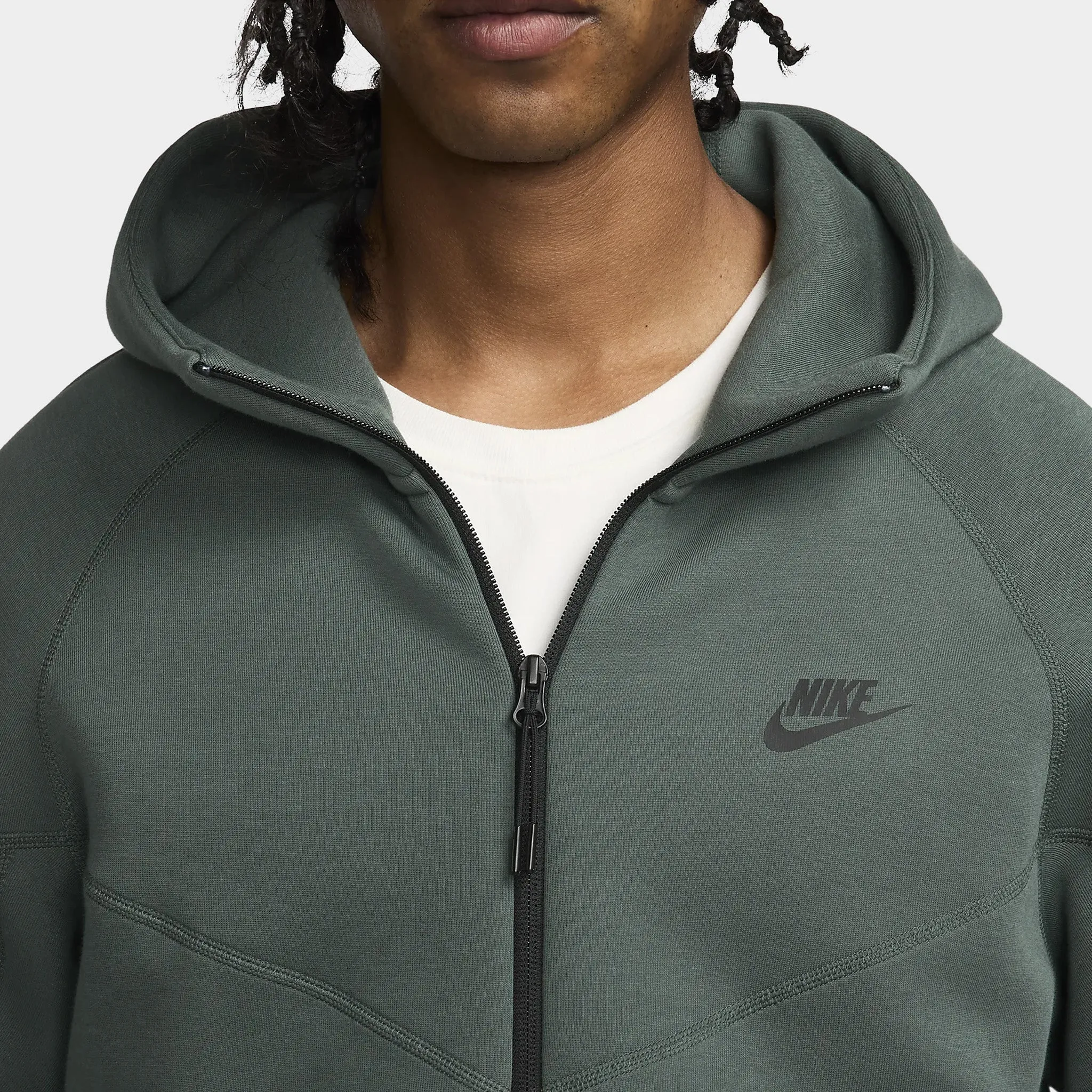 Nike Sportswear Tech Fleece Full-Zip Windrunner Hoodie / Vintage Green