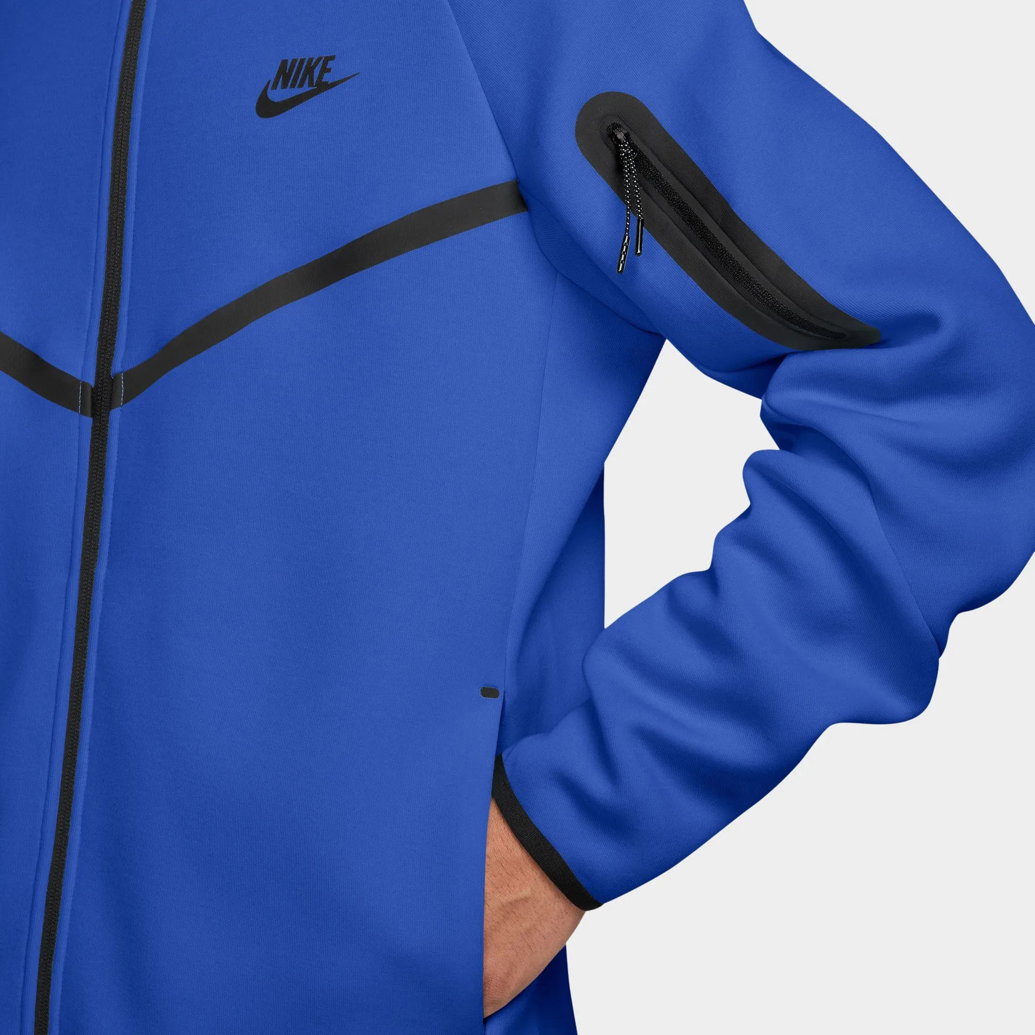 Nike Sportswear Tech Fleece Full Zip Windrunner Hoodie Game Royal / Black