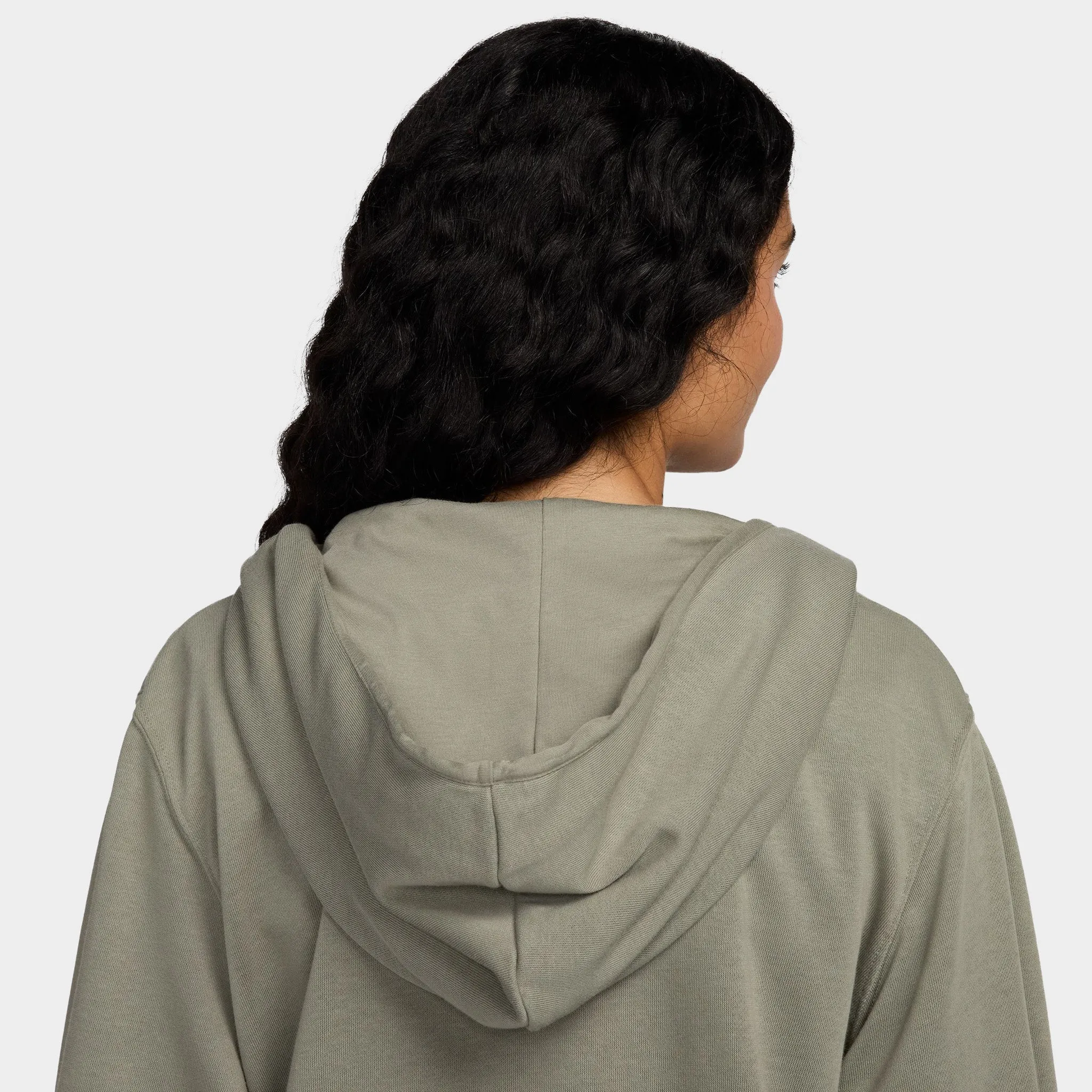 Nike Sportswear Women's Loose Full-Zip French Terry Hoodie Light Army / Sail