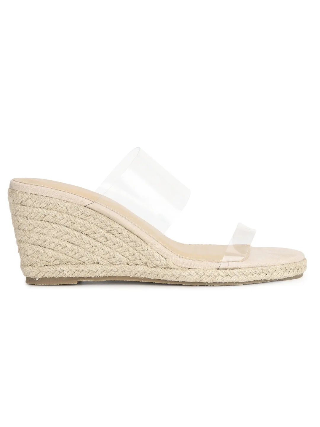 Nude Micro Perplex Slip On Sandals