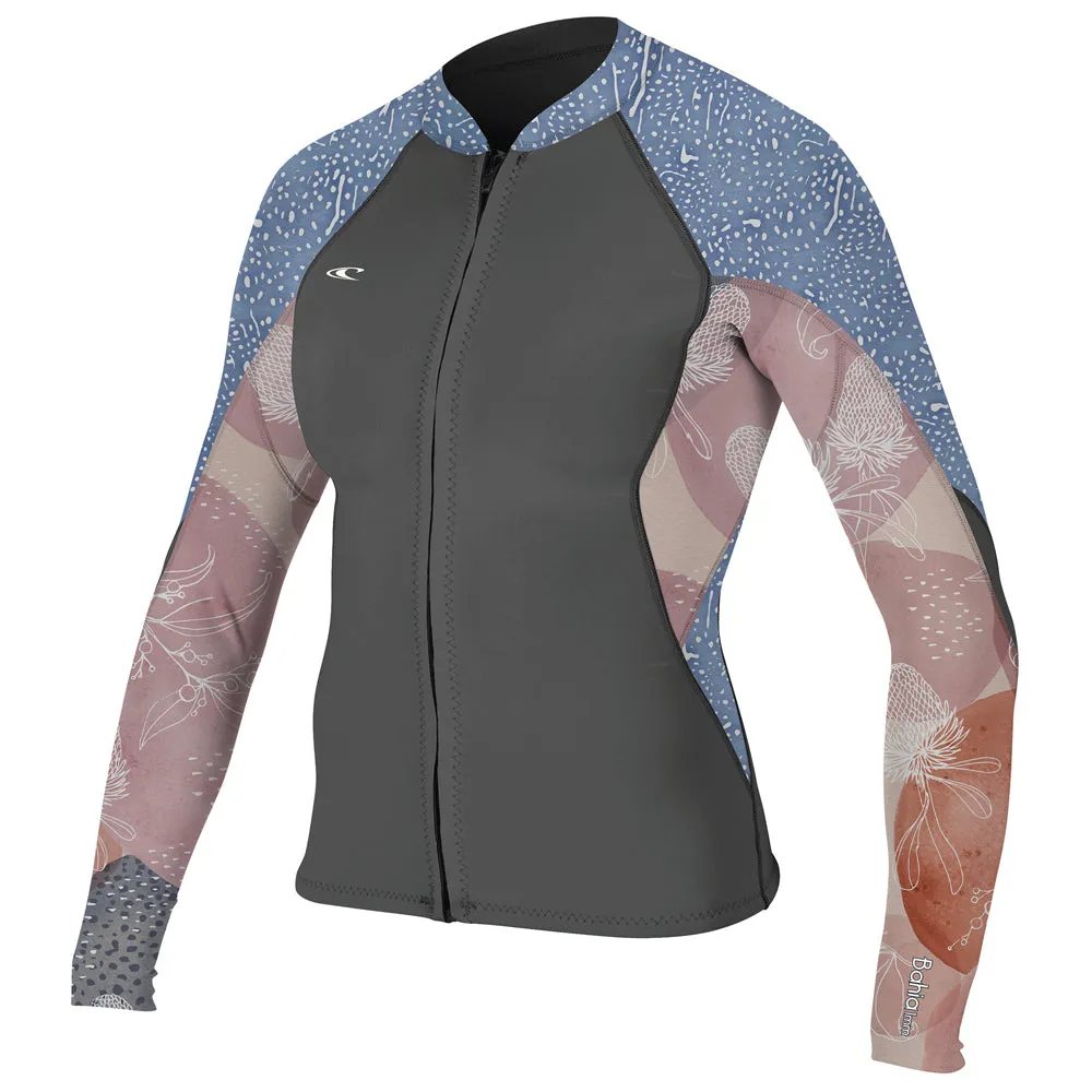 O'Neill Womens Bahia 1/0.5mm Jacket - Graphite/Desert Bloom/Drif