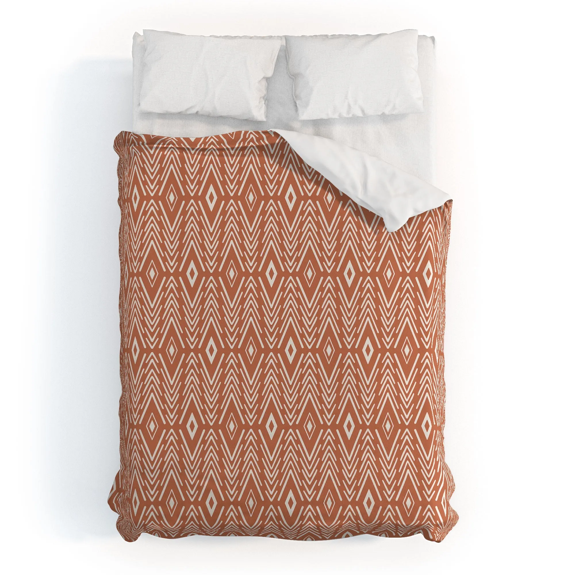 Ole Boho Diamonds Clay Duvet Cover (DS)