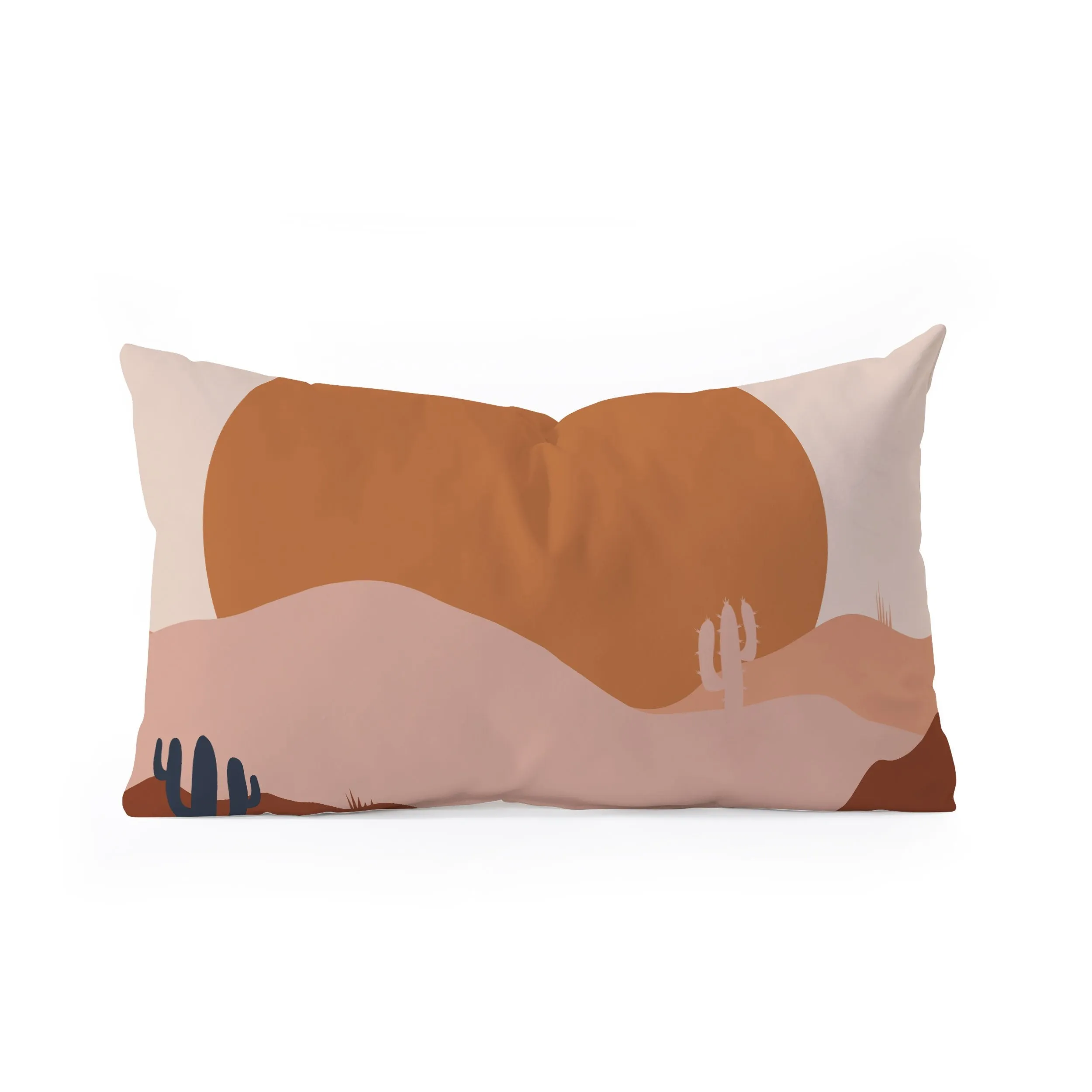 Ole Boring Summer Oblong Throw Pillow (DS)