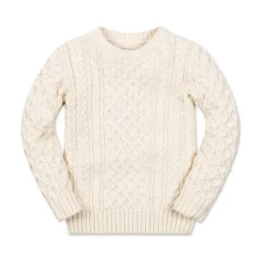 Organic Fisherman Sweater | Ivory