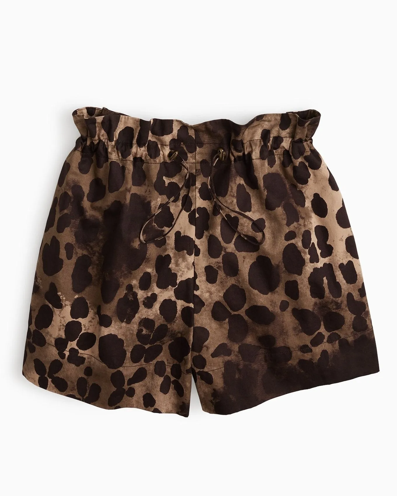 Organic Print Paperbag Shorts Shorts