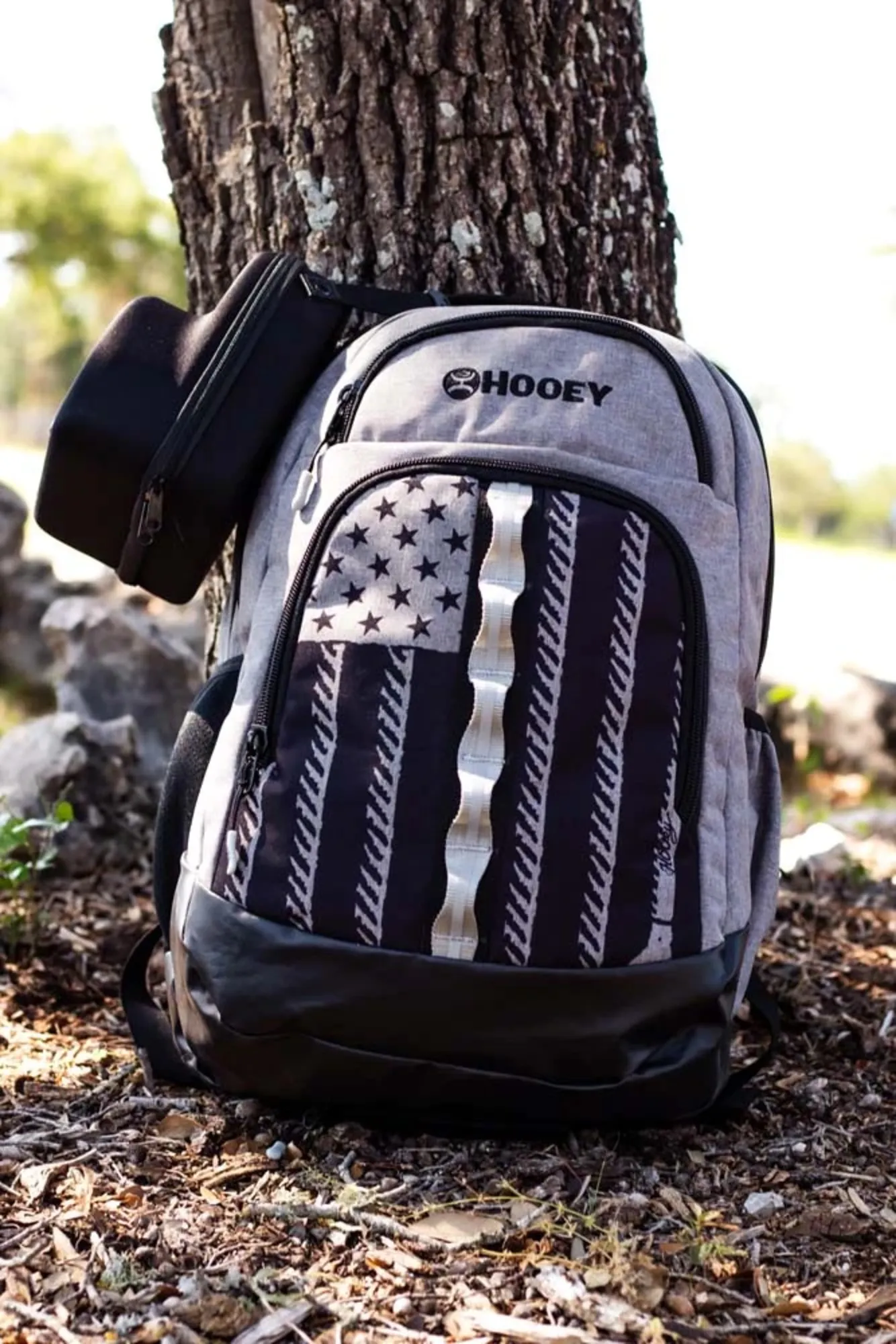 Ox Grey/Black Flag Hooey Backpack