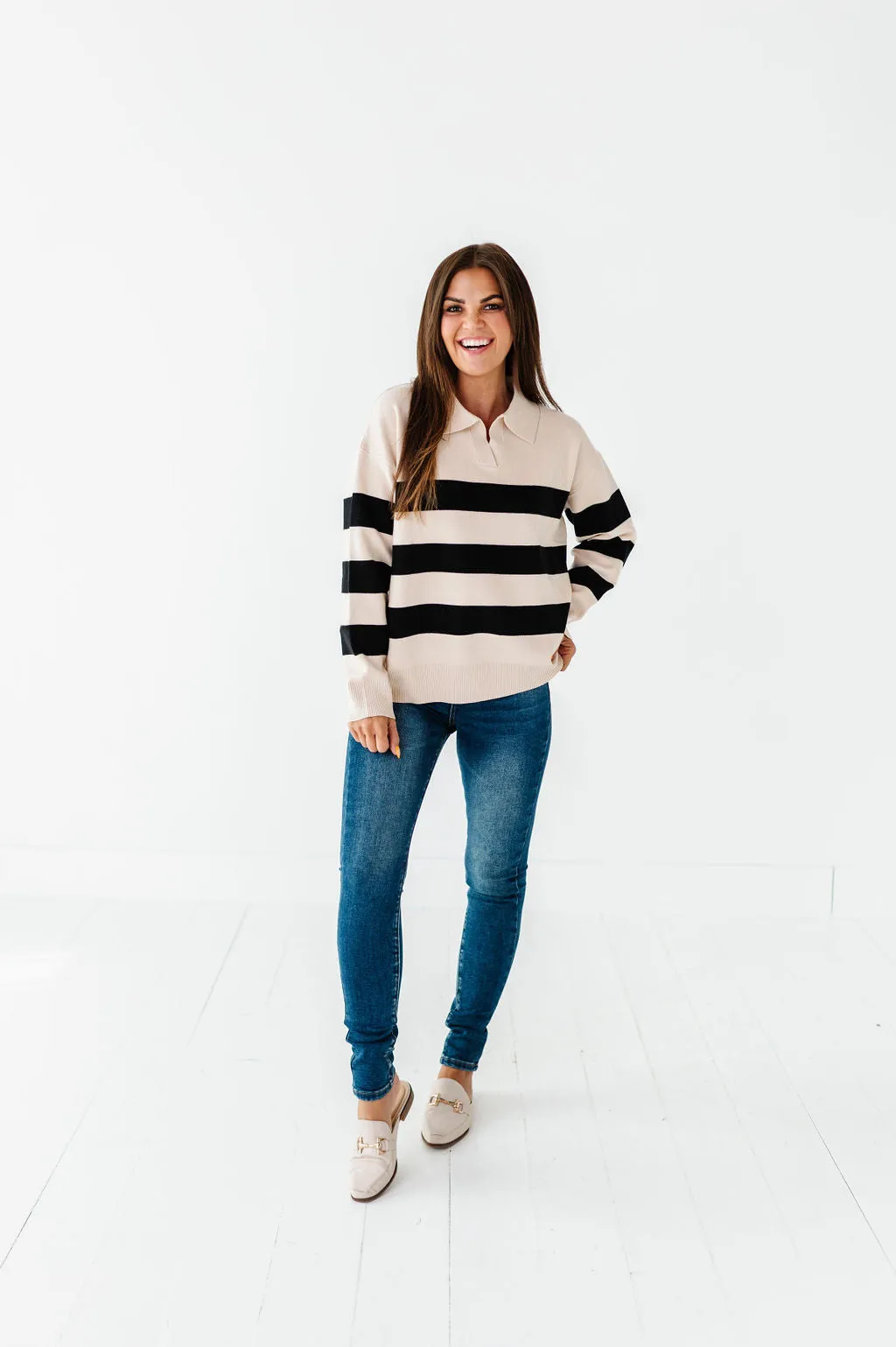 Oxford Collared Sweater