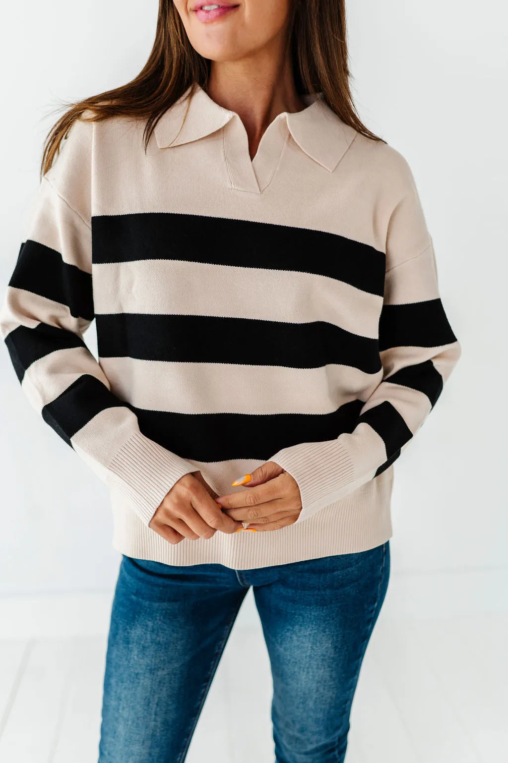 Oxford Collared Sweater