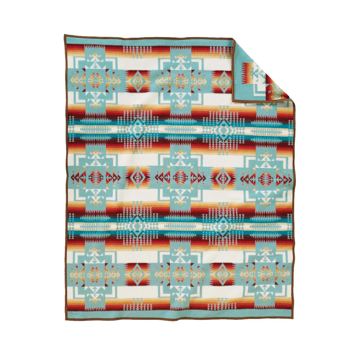 Pendleton Chief Joseph Blanket (Turquoise / Multi)