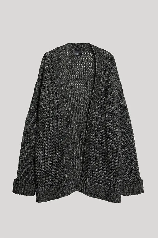 Persona (by Marina Rinaldi) MAPO WOOL-BLEND MAXI CARDIGAN