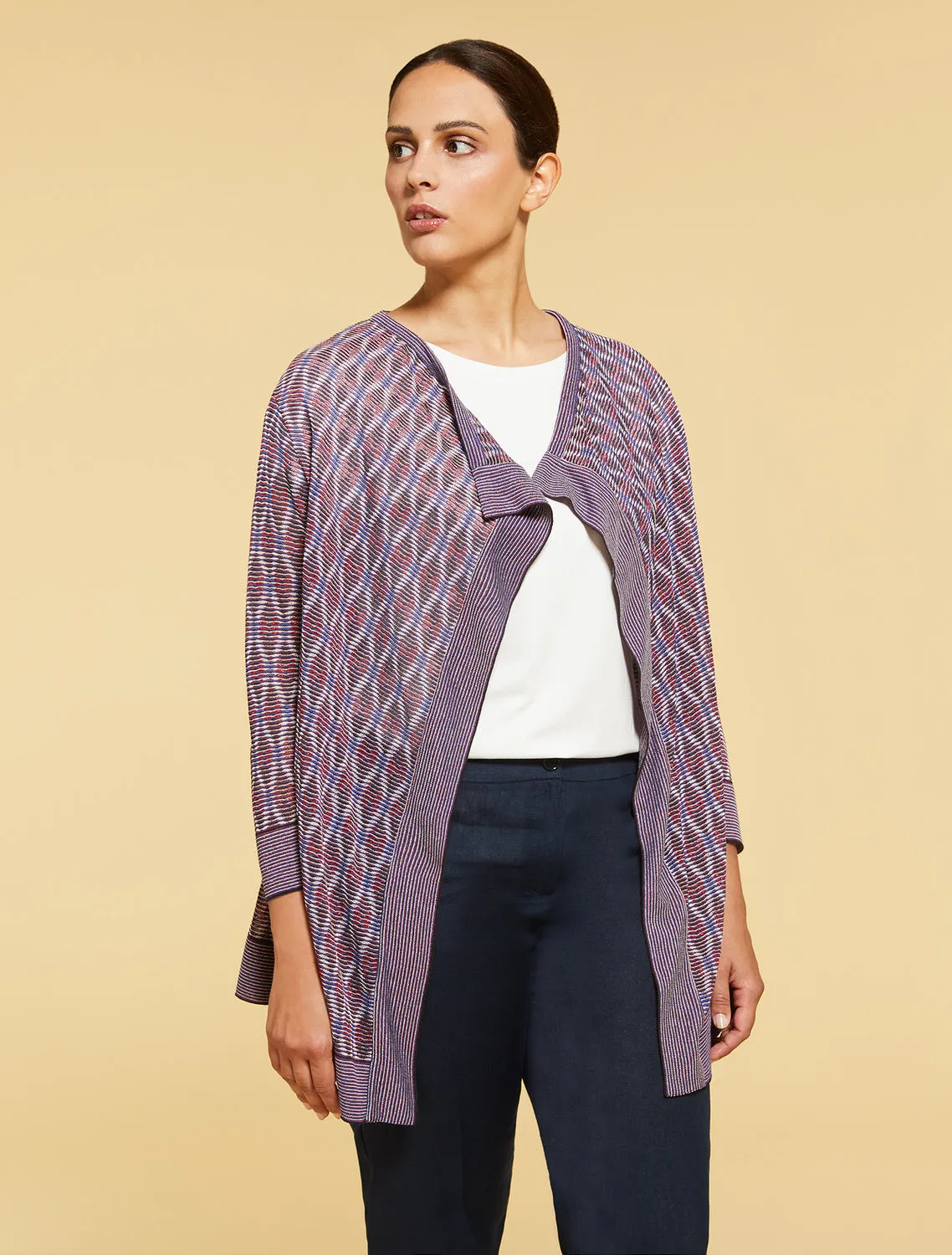 Persona (by Marina Rinaldi) MUSICA FLUID VISCOSE CARDIGAN