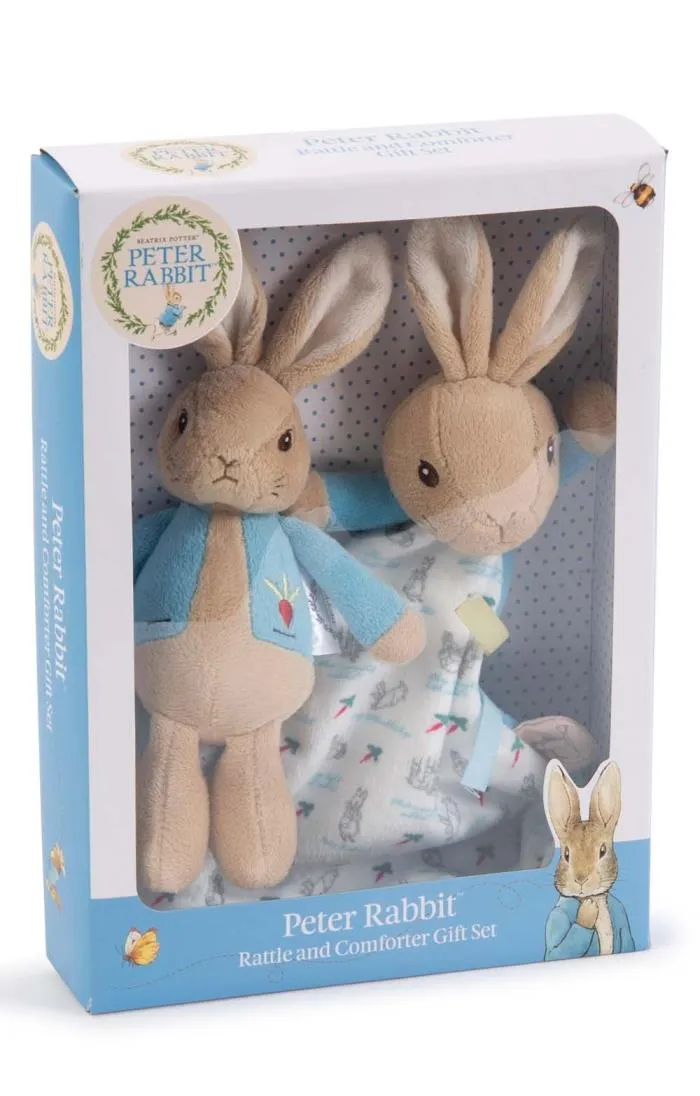 Peter Rabbit Rattle & Blanket Set