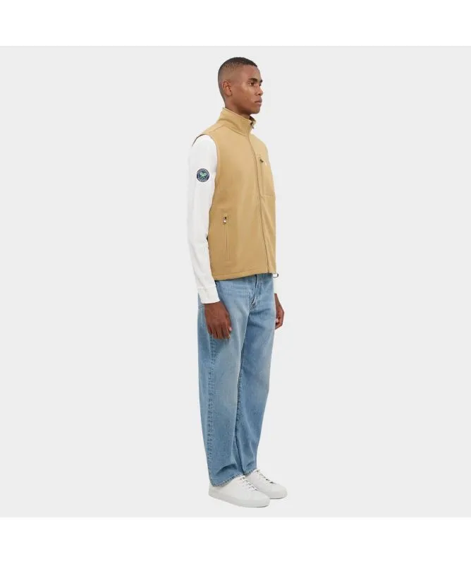 Polo Ralph Lauren Full Zip Sweat Vest | Camel-710934621004 at kular fashion