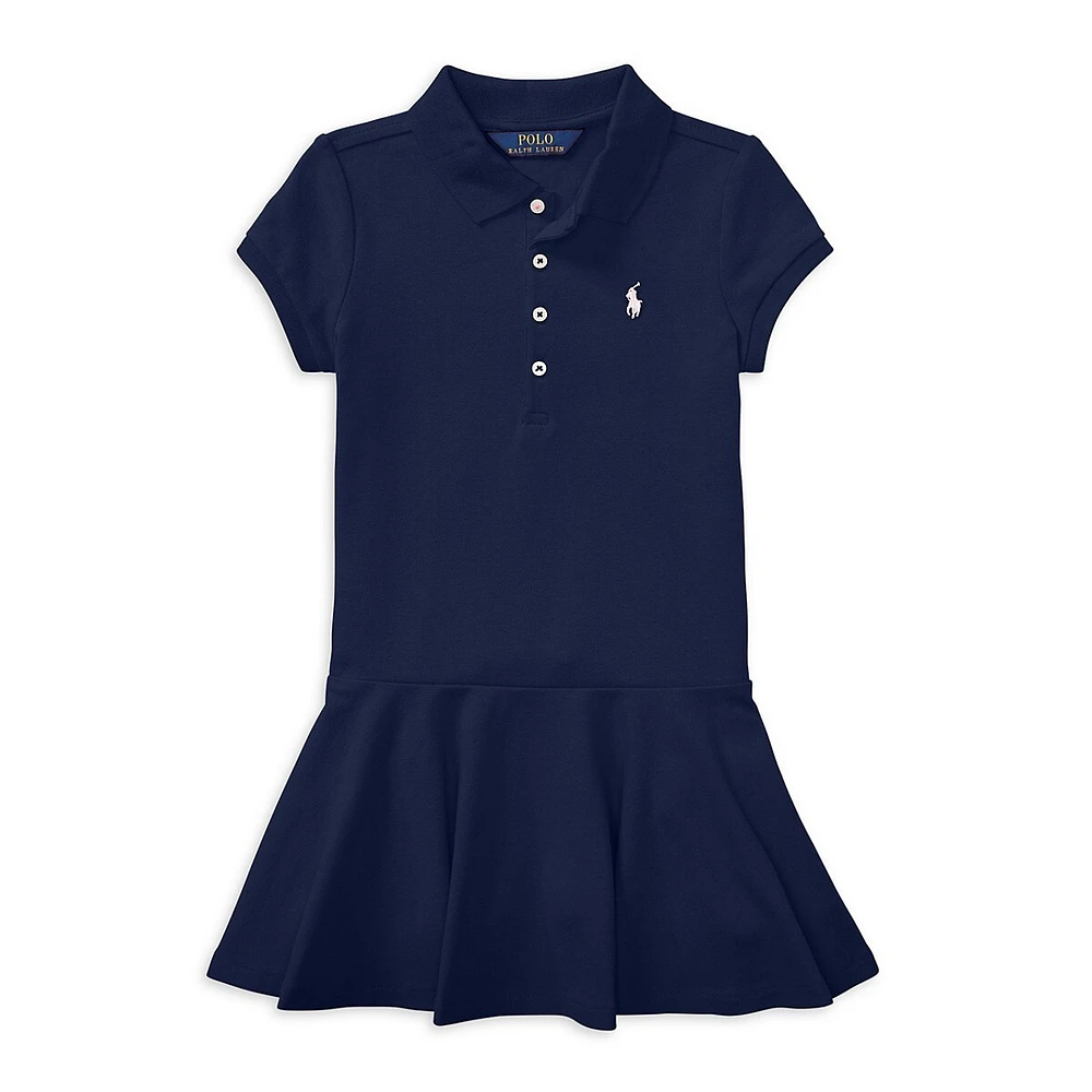 Polo Ralph Lauren Little Girl's Short-Sleeve Polo Dress