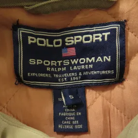 Polo Sport Outdoors Jacket S Ralph Lauren Sportswoman Sherpa Collar Belted