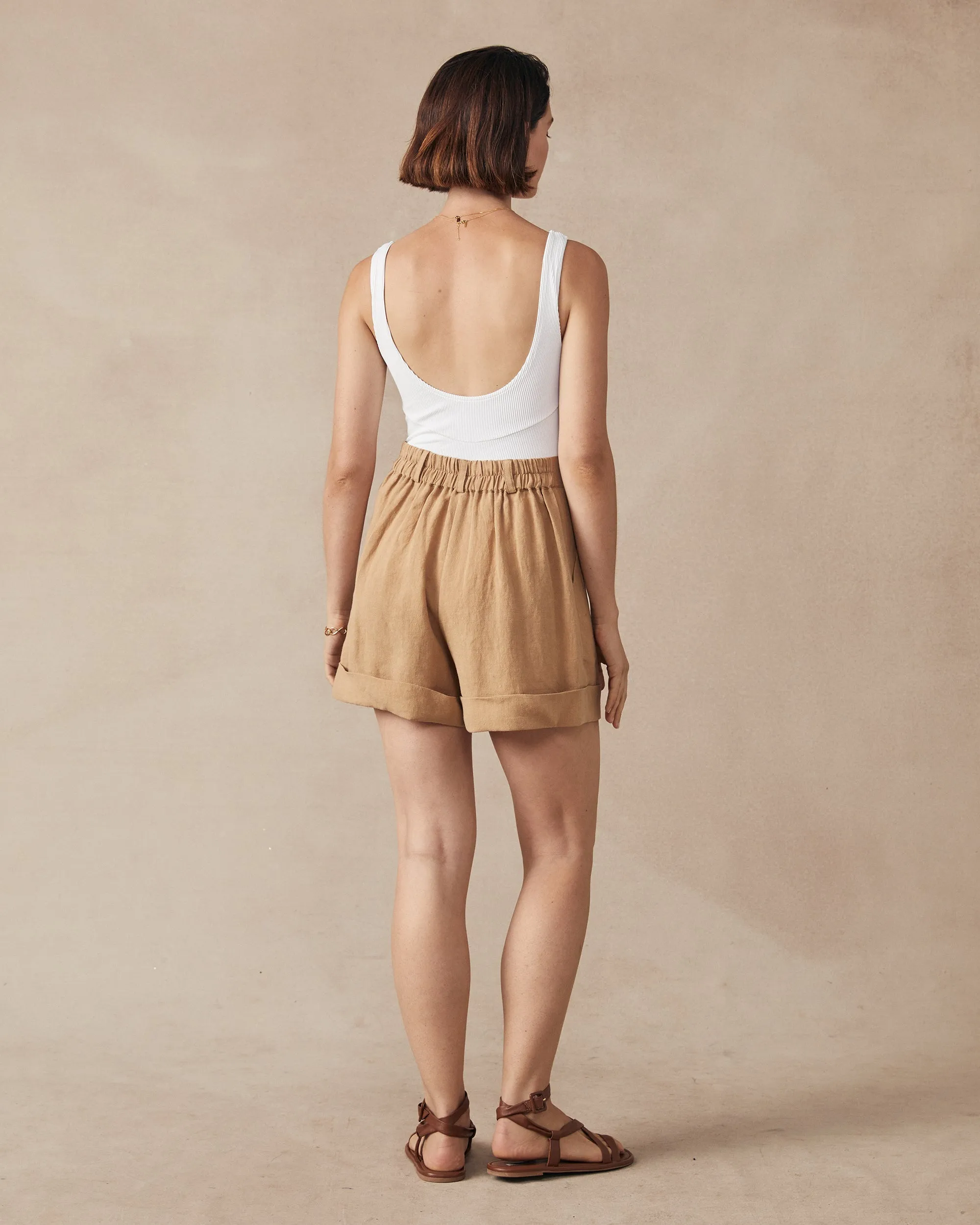 Poppy Shorts Fawn