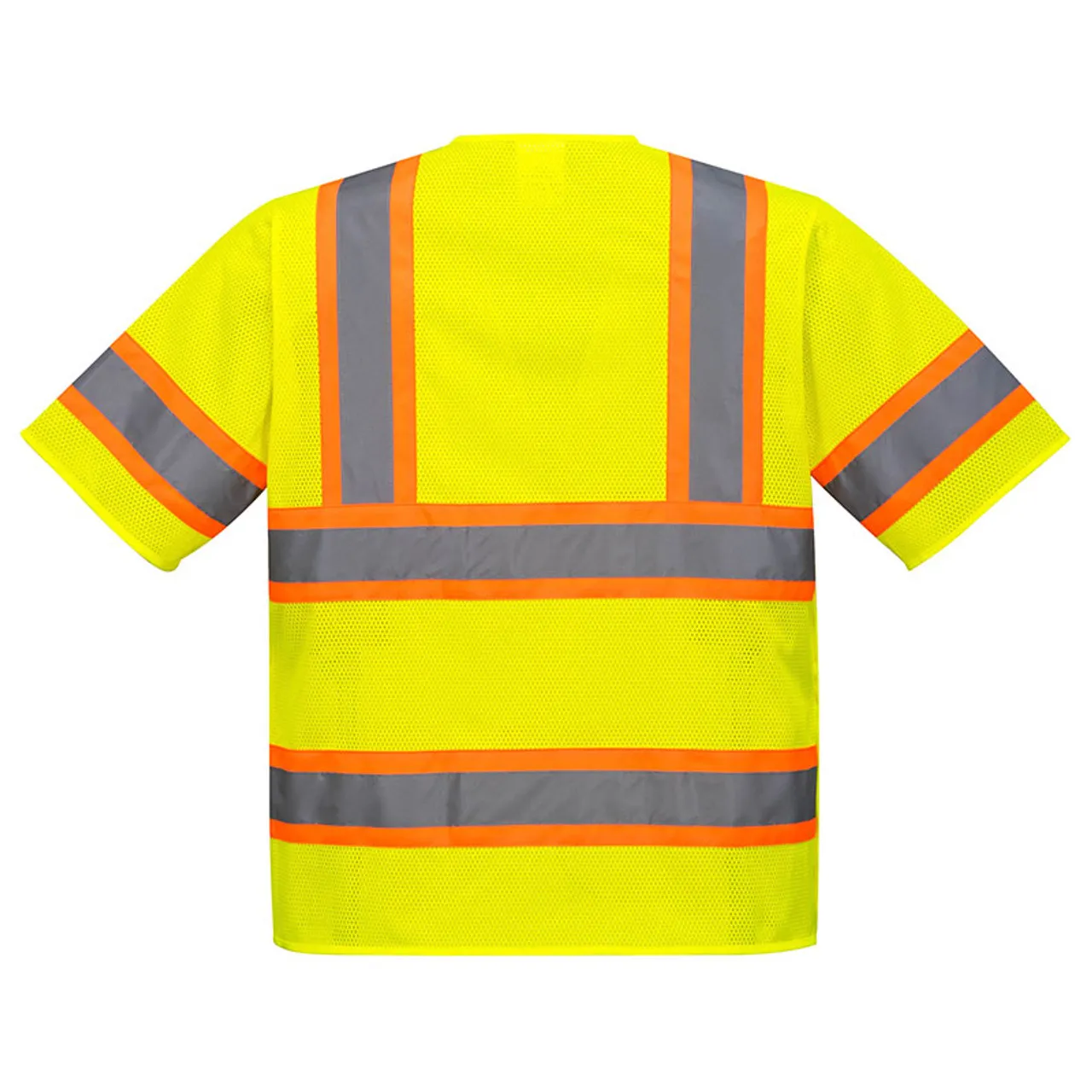 PortWest Class 3 Hi Vis Yellow Kobuk 5-Point Breakaway Vest US382