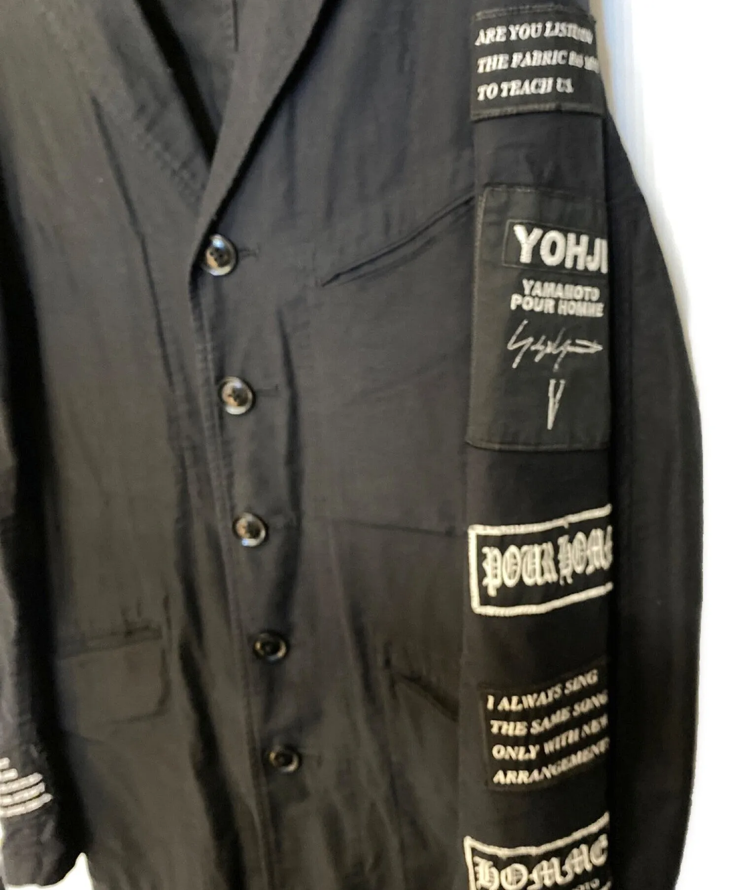 [Pre-owned] Yohji Yamamoto pour homme Picked Long Jacket HD-J13-002