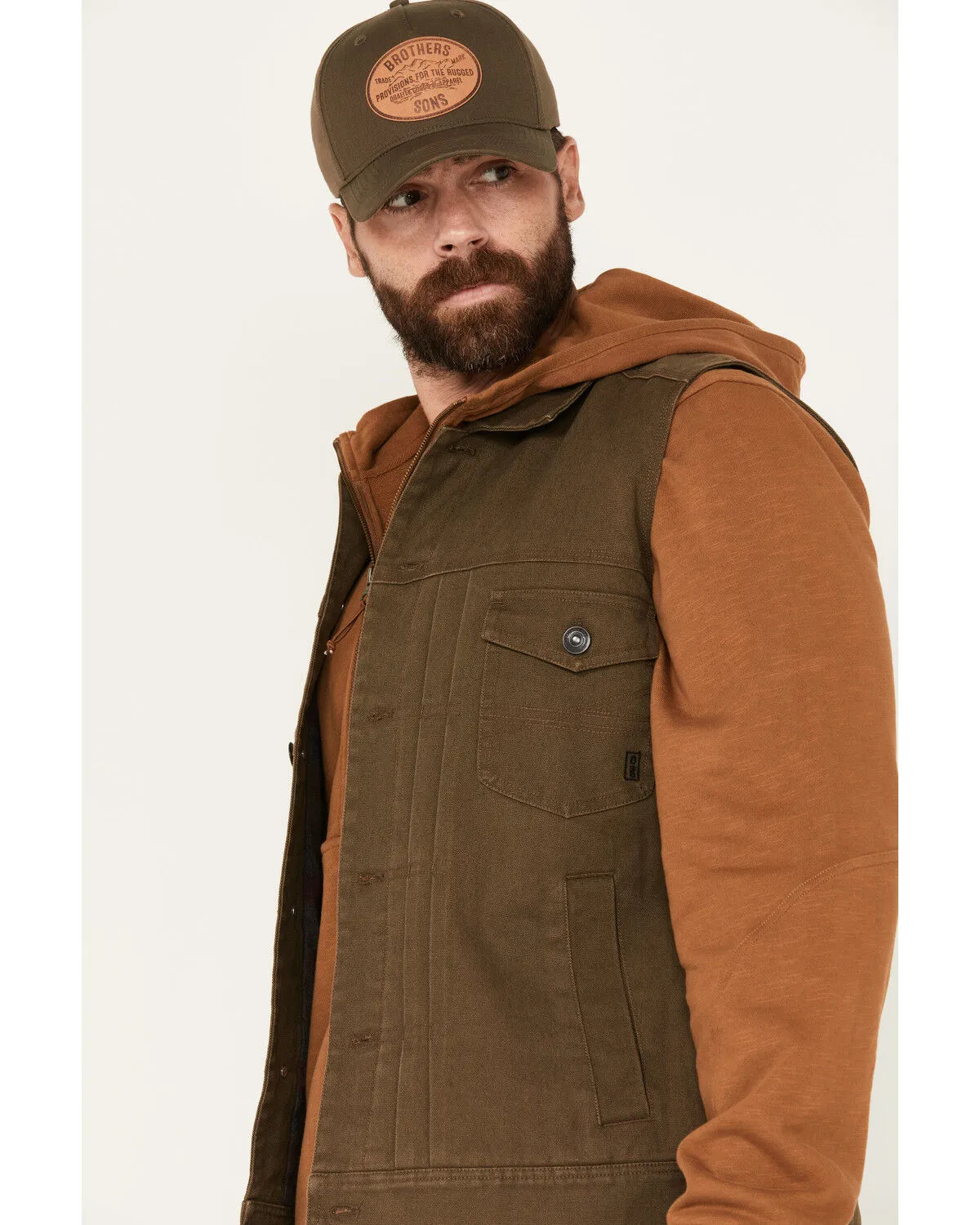 Product Name:  Brothers and Sons Men's Granger Duck Trucker Vest