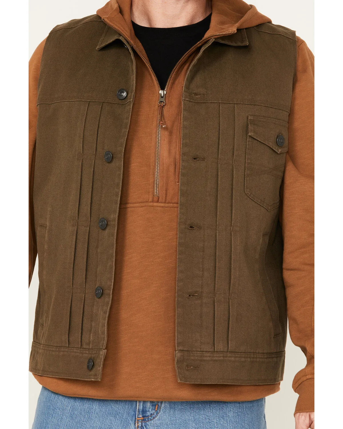 Product Name:  Brothers and Sons Men's Granger Duck Trucker Vest