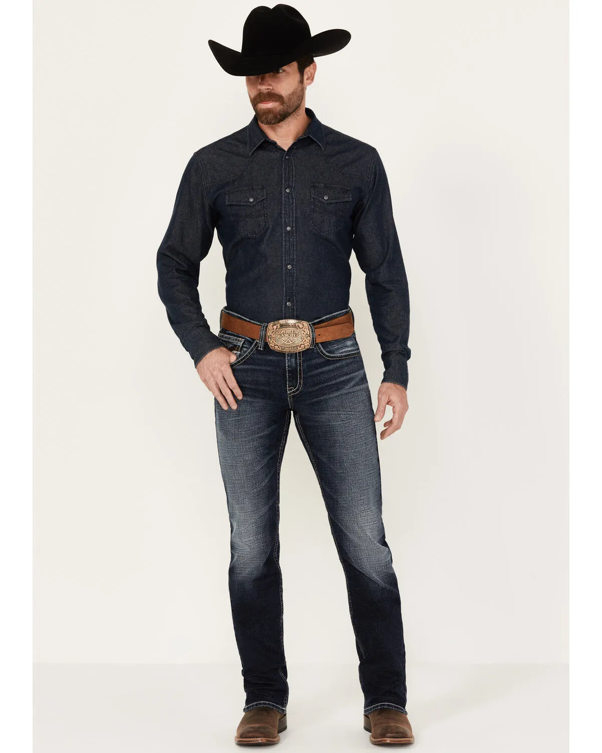 Product Name:  Cody James Men's Moonbeam Dark Wash Slim Straight Stretch Denim Jeans