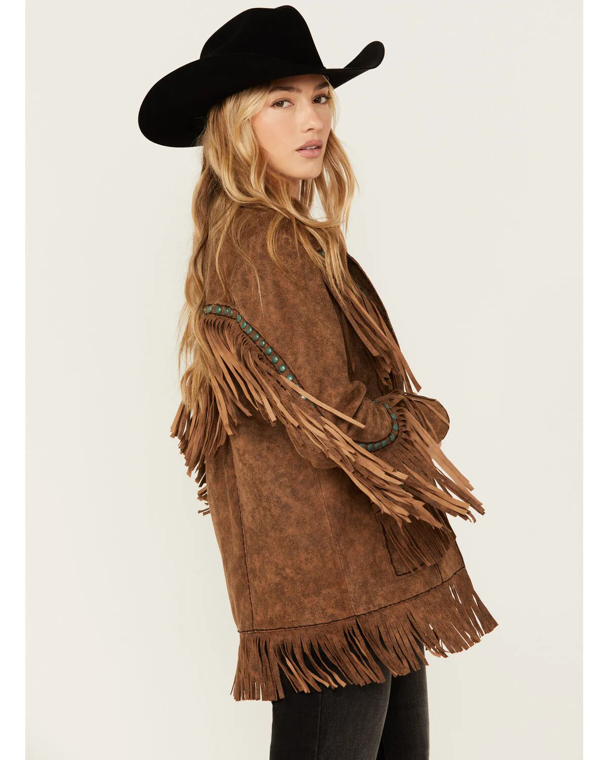 Product Name:  Double D Ranch Women's Boring The Devil Fringe Jacket