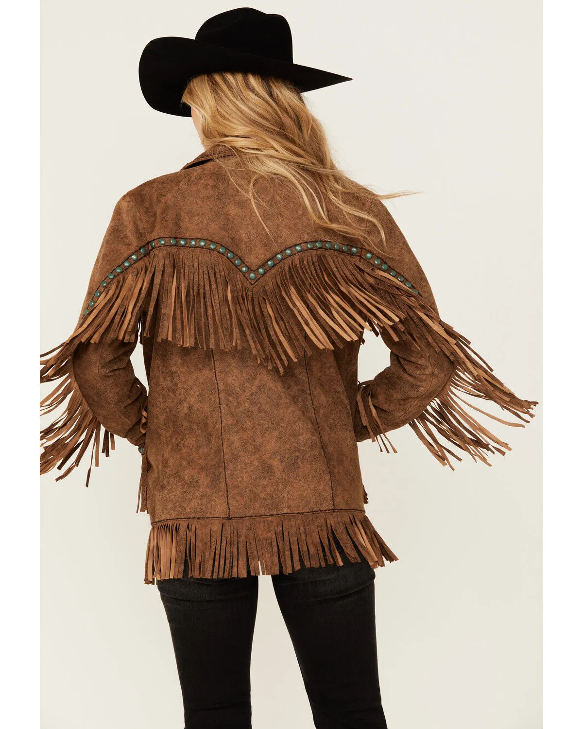 Product Name:  Double D Ranch Women's Boring The Devil Fringe Jacket