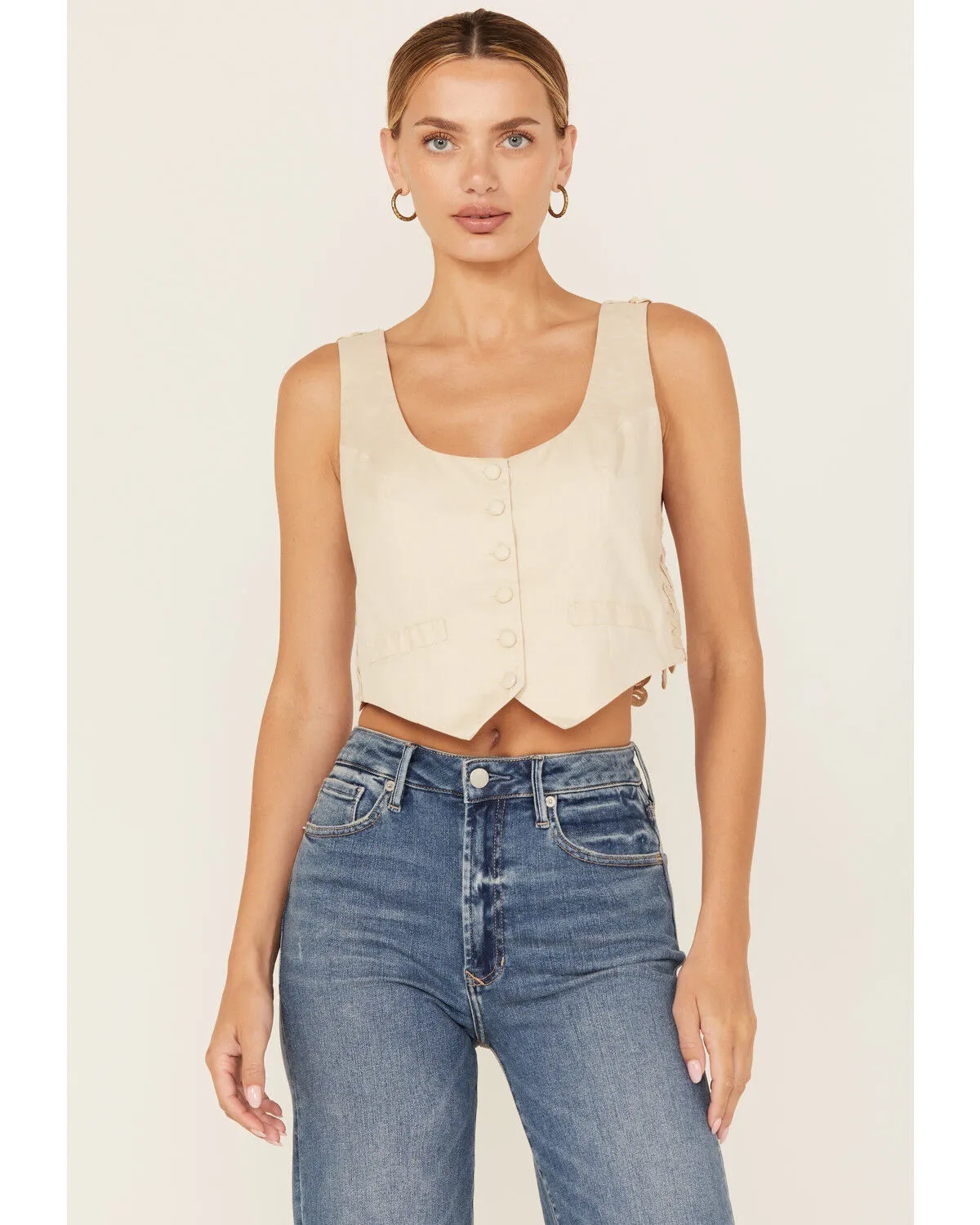 Product Name:  Free People Women's Bailey Crochet Vest