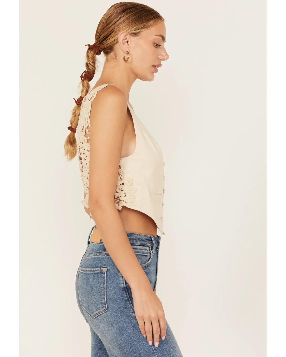 Product Name:  Free People Women's Bailey Crochet Vest