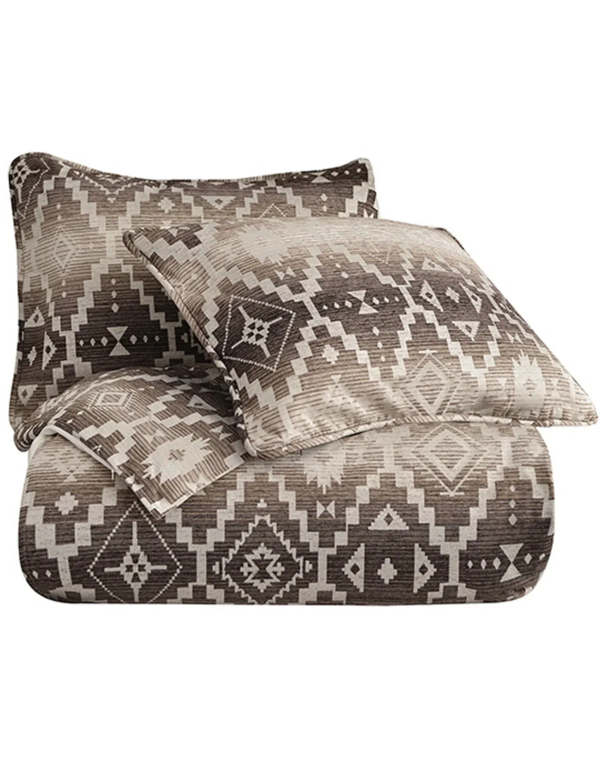 Product Name:  HiEnd Accents Chalet Southwestern Print 3 Piece Duvet Cover Set - Queen Size