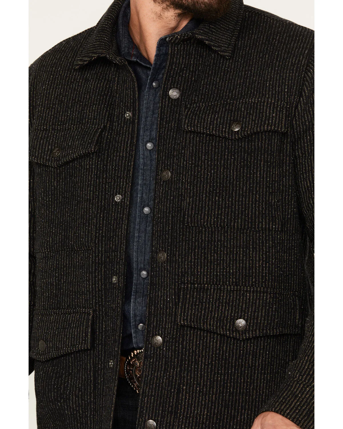 Product Name:  Moonshine Spirit Men's Chain Link Snap Western Jacket