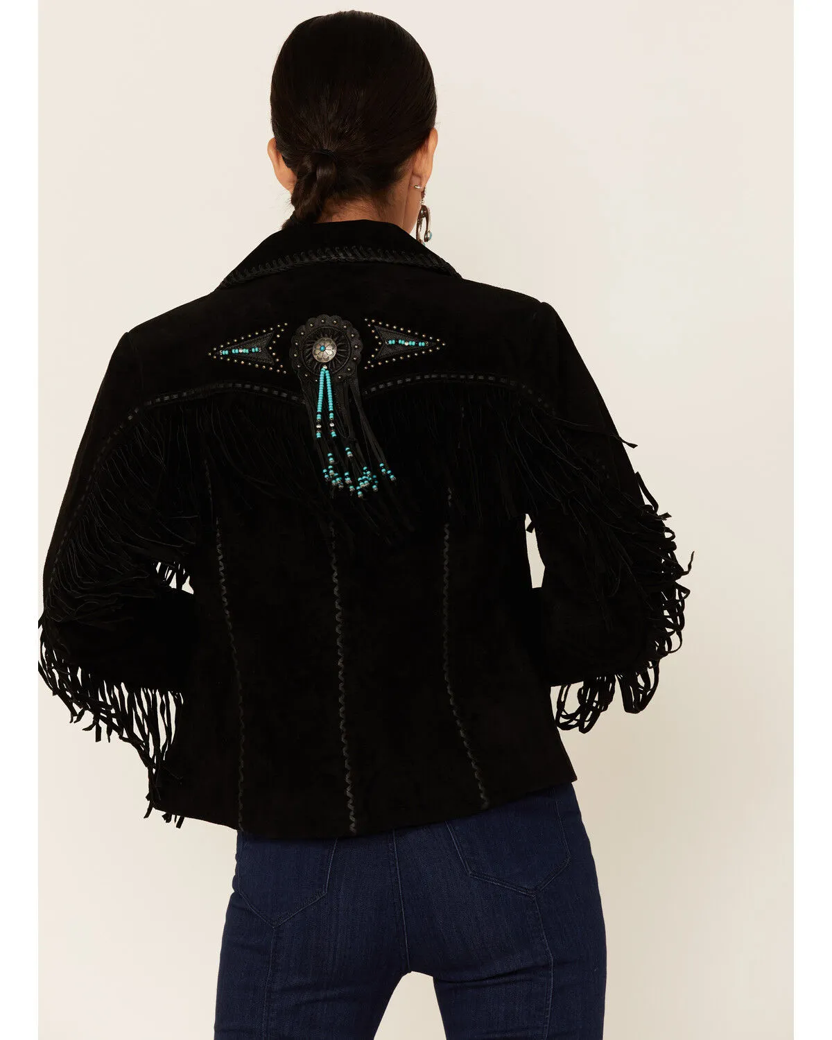 Product Name:  Scully Women's Fringe & Beaded Suede Jacket