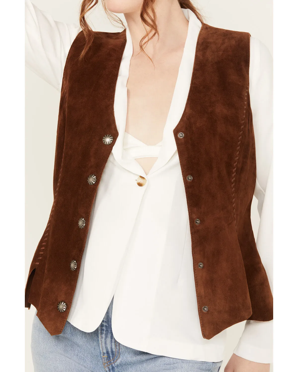 Product Name:  Scully Women's Suede Snap Front Vest