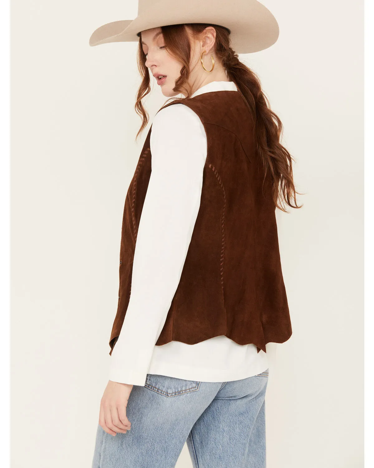 Product Name:  Scully Women's Suede Snap Front Vest