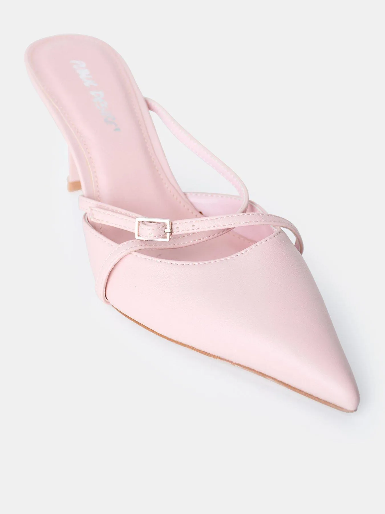 Public Desire Cassanova Pointed Mules - Pink