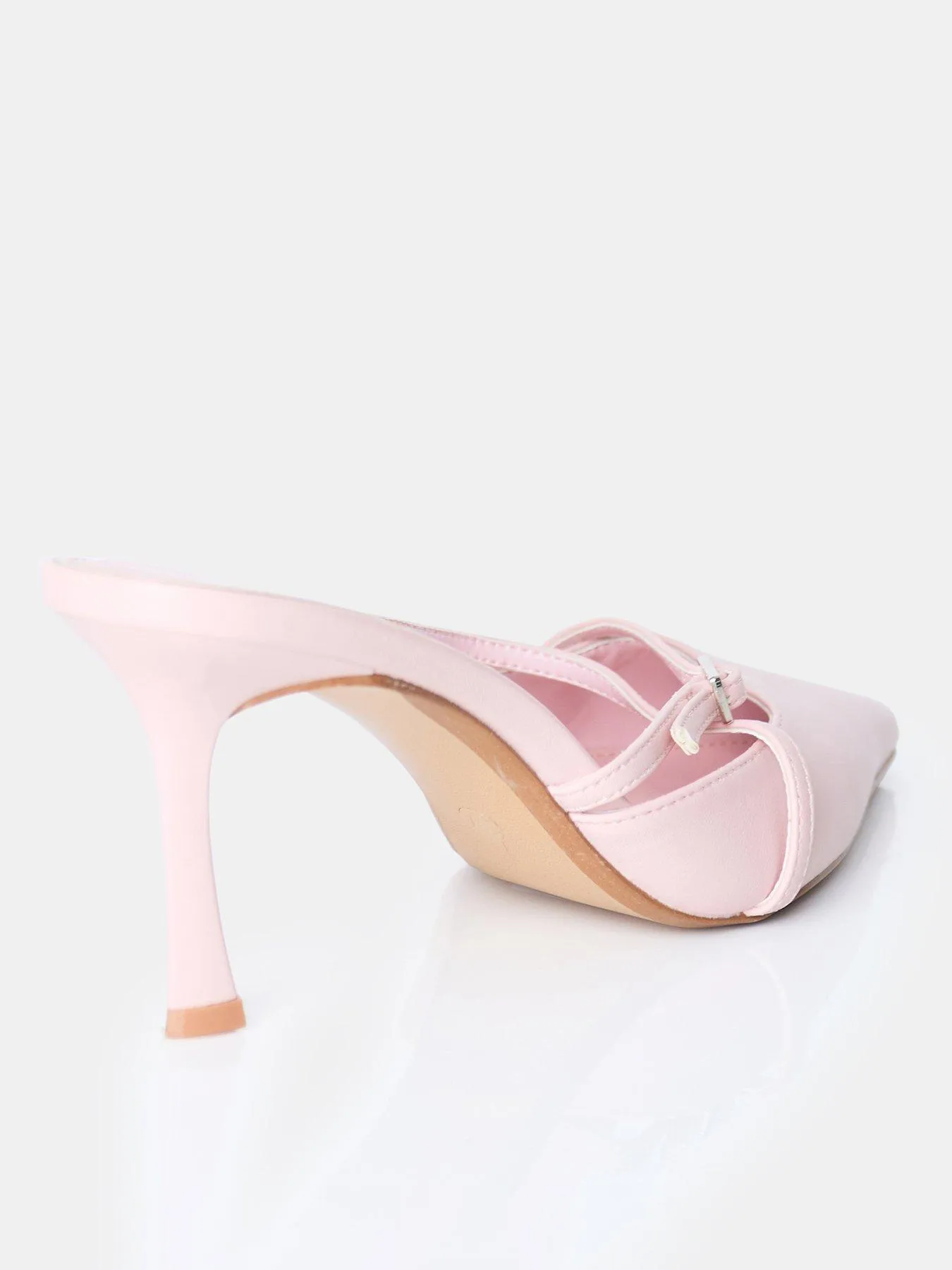 Public Desire Cassanova Pointed Mules - Pink